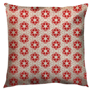 CAPA DE ALMOFADA JAVA VERMELHA