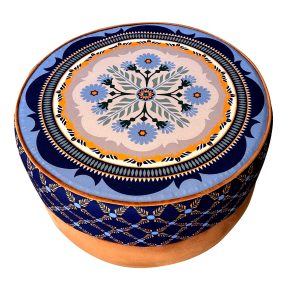 PUFF REDONDO PÉ PALITO AMETISTA